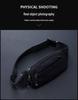 Men's Durable Waterproof Waist Bag - Large Capacity, Versatile, and Wear-Resistant for Work and Sports.