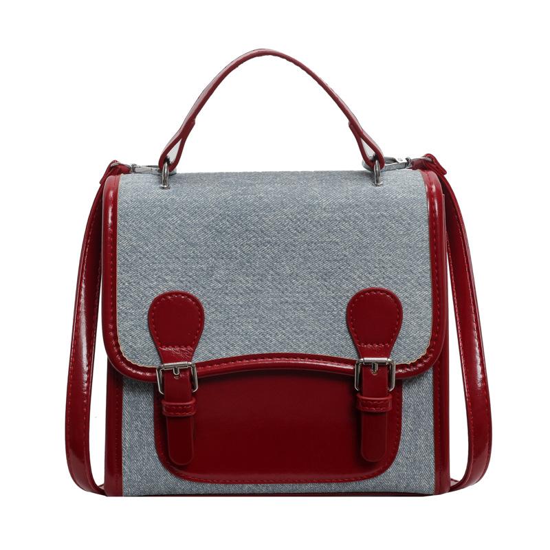 Student Class Backpack Women's Fashion Oblique Span Women's Bag