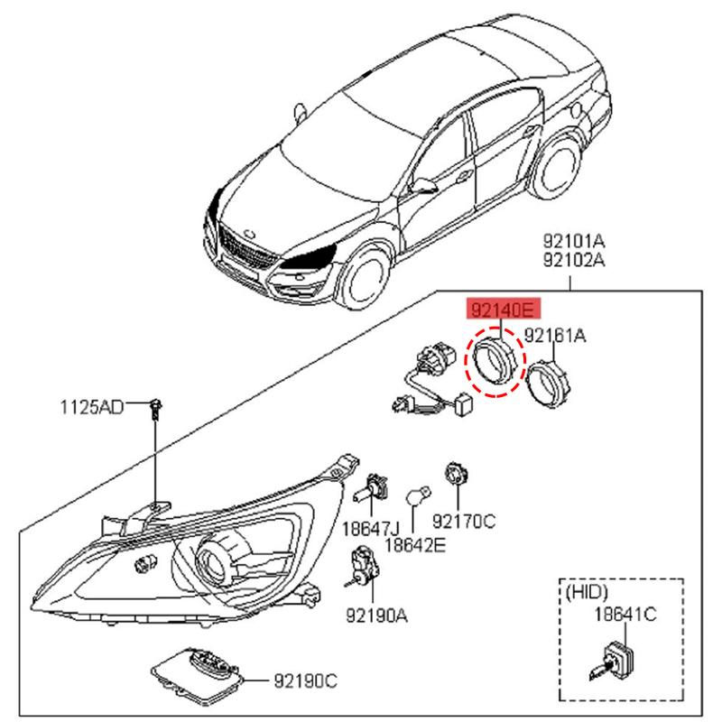 Headlight Bulb Seal Cap Headlamp Waterproof Dust Cover For Hyundai Genesis I40 Tucson Santa Fe For Kia Ceed JD K5 Optima Sorento