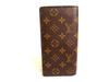 Authentic LOUIS VUITTON Monogram Flap Wallet Portefeuille Brazza NM Rubber Patch #a186  Refurbished