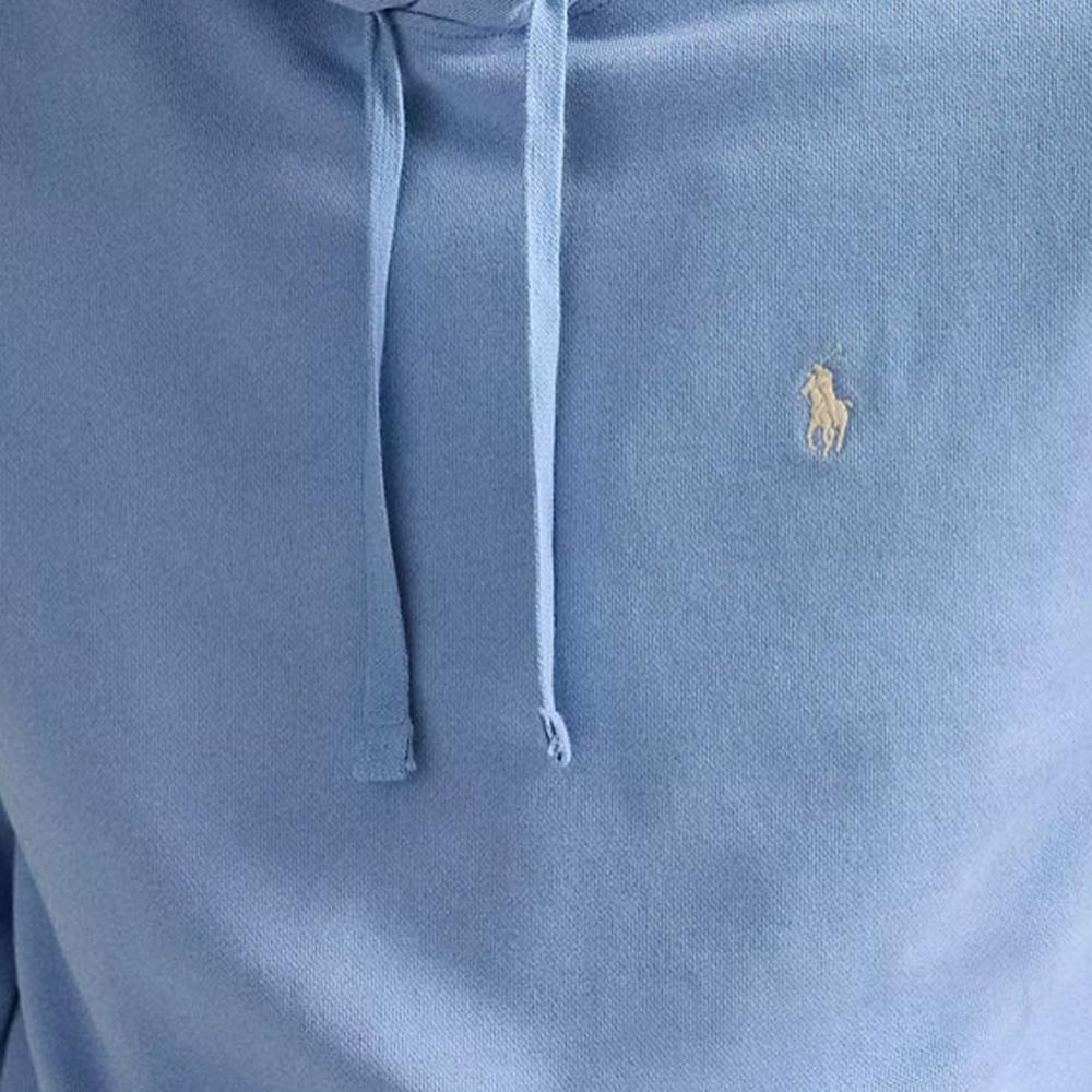 Polo Ralph Lauren Hooded Long Sleeve Solid Color Sweatshirt Men Sweatshirt Blue 710916690-026