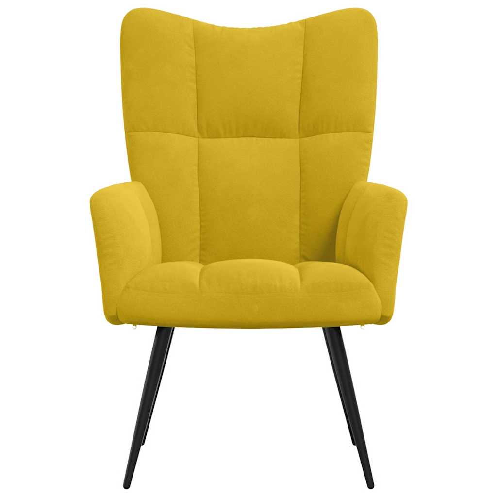 Relax Chair Mustard Yellow Velvet