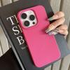 For Iphone 16e Rubber Cover With Stylish Litchi Texture And Shock Absorption
