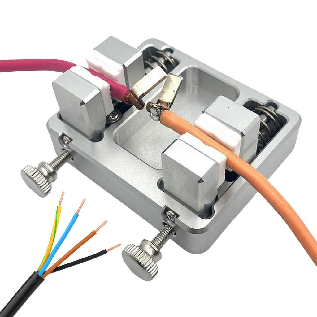 Heavy Duty Aluminum Welding Fixture Soldering Holder Heat-Resistant Jaw Adjustable Solder Station Welding Wire Clamp Tool