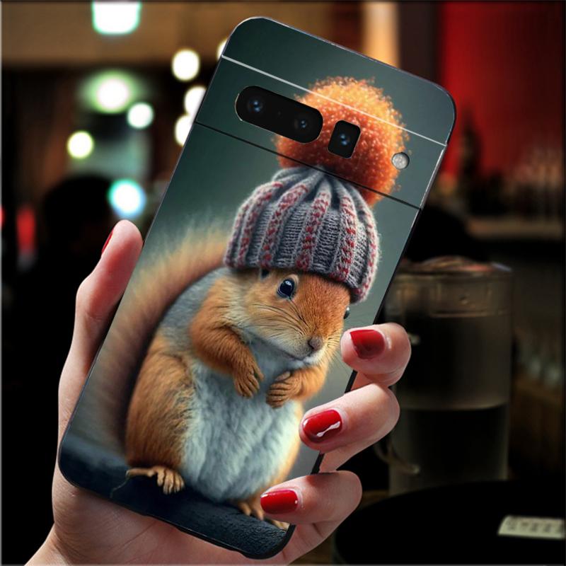 Squirrel Phone Case For Google Pixel 8 7 Pro 7A 7 6A 6 Pro Pixel 8A 4A 3A 4 XL Pixel 5 6 4 3 3A XL
