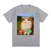 2026 Meowl Is Calling Phone Call Meme Brainrot Funny Cat Owl TShirt Unisex Unisex Fashion Harajuku Short Sleeves Cotton Tees Unisex