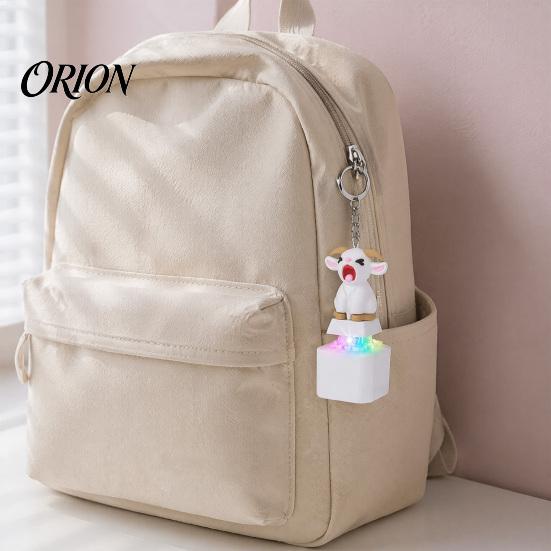 Mechanical Keycap Keychain 1/2/3Pcs Screaming Goat Keyboard Fidget Toy, Rechargeable Sheep Finger Clicker Portable Sensory Toy with Light Sound,