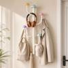 Smooth Edge Mushroom Coat Rack Space Saving Wall Hanging Hooks New Wall Coat Rack  Entryway Storage
