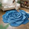 Tappeto da Pavimento Floreale 3D Tappeto Realistico con Fiori per Soggiorno Antiscivolo Assorbente Tappeto da Bagno Tappeto per Camera da Letto Sala Giochi Cucina