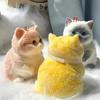 Taba Cute Chubby Cat Orange Cat Plush Soft Sticky Girl Kids Birthday Gift Fidget Squishy Toy Pet Ornaments Gifts