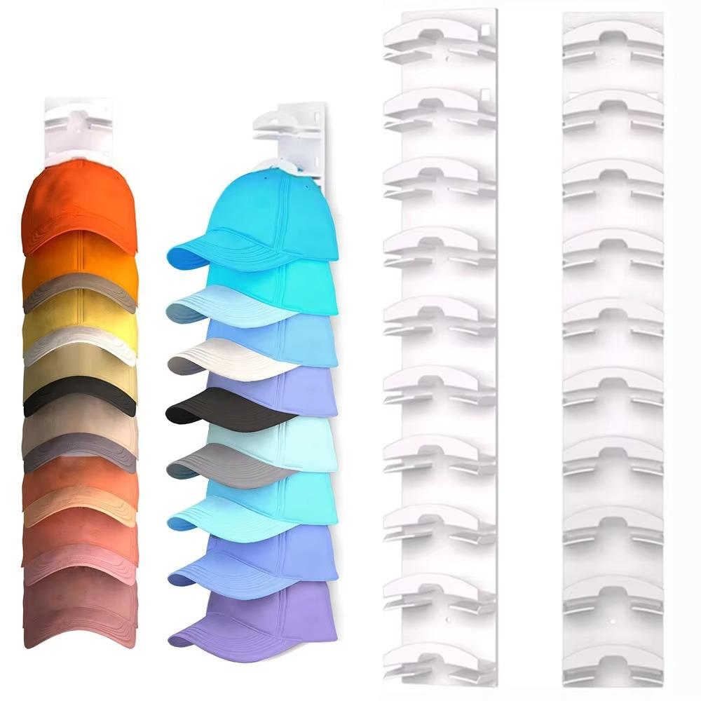 10 Holes Wall Mounted Hat Rack Space Saving Hat Display Stand  Bedroom