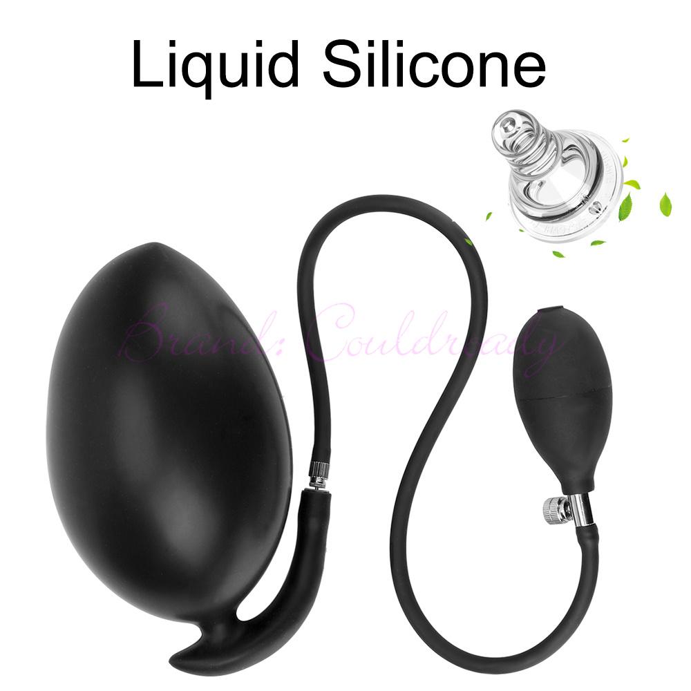 Inflatable Anal Plugs Anus Expander Butt Plug Dilator G Spot Stimulator Prostate Massager Sex Toys for Men Women
