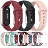 Replacement Silicone Strap for Xiaomi Band 10 9 8 with Solid Color Reverse Buckle Durable Comfortable Fitness Tracker Accessory