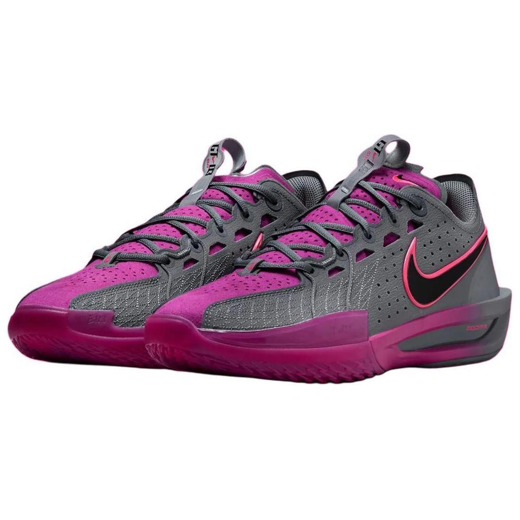 Nike Air Zoom GT Cut 3 'Smoke Grey Hot Fuchsia' (Unisex) Smoke Grey / Hot Fuchsia / Hyper Pink / Black Basketball Shoes DV2913 006