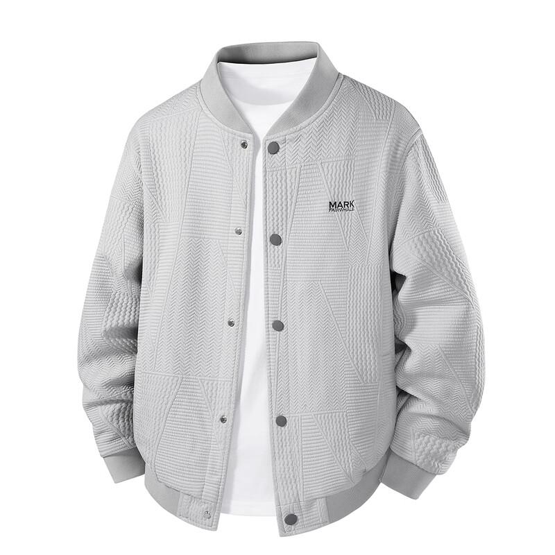 

MARK FAIRWHALE Men s Embroidered Baseball Jacket XL