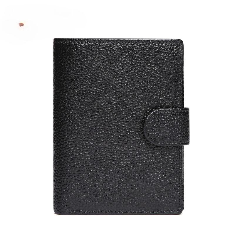 Portafoglio da Uomo Premium Borsa a Mano in Pelle Retro Portamonete da Uomo Portafoglio in Pelle di Vacchetta Grande Capacità Porta Carte
