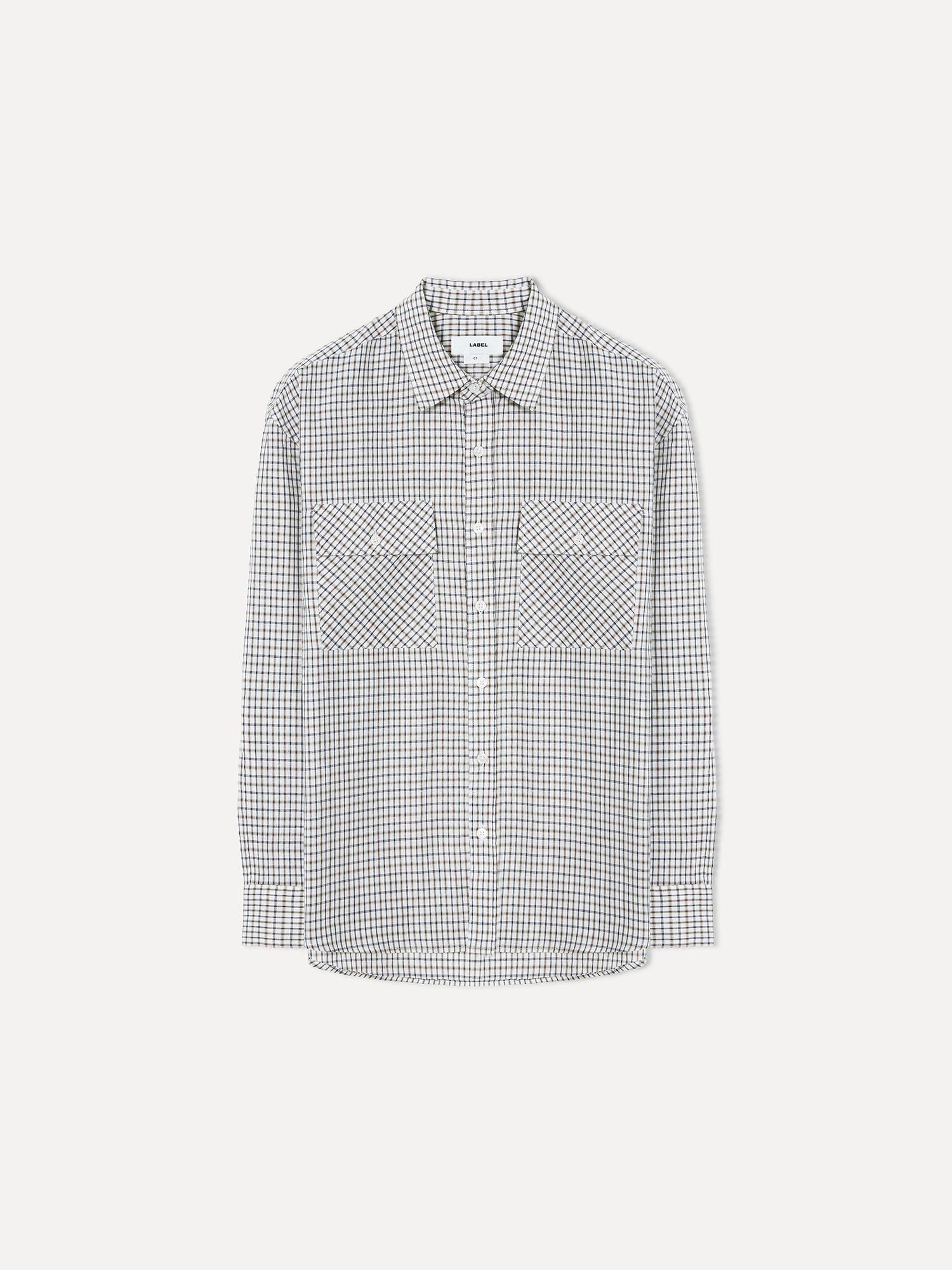 Label Archive W Dakota Relaxed-Fit Shirt Cinnamon Plaid 1