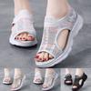 High Heel Sandals For Women Size 9 Women Summer Mesh Beach Slip On Sport Hollow Casual Open Toe Flat Soft Bottom Chaussure Femme