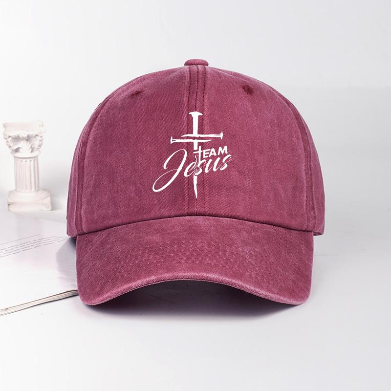 One Jesus Washed Baseball Cap Unisex Breathable Adjustable Sun Hat Casual Hat Fishing Camping Fashion Headwear
