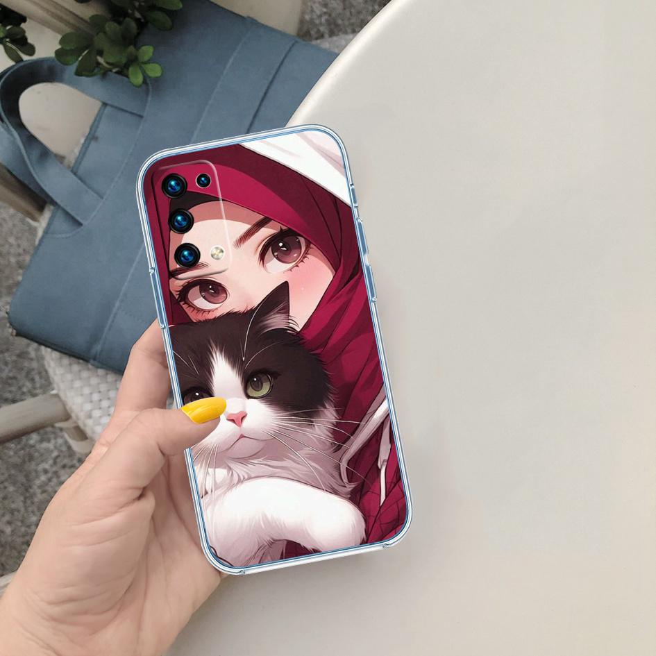 PP40 Islamic Muslim Girls Hijab Phone Case for Motorola Moto Edge 20 30 40 50 S30 Fusion Ultra Pro Neo Lite + G200 G23