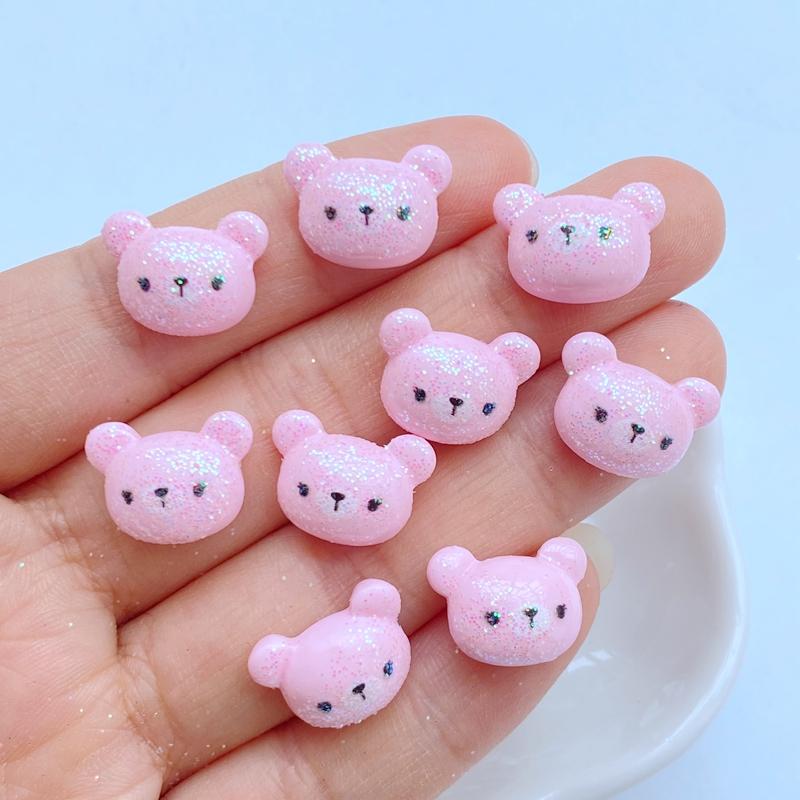 20Pcs New Kawaii Cute Shiny Little Animal Collection Flat Back Cabochons Scrapbooking DIY Jewelry Craft Decoration Accessorie