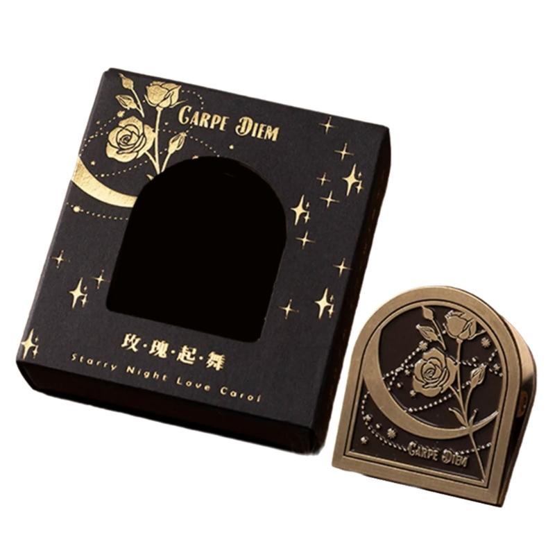 Vintage Paper Clip Metal Binder Clip for Journaling and Scrapbooking Metal Paper Clamp for Organizing File Photo Paper