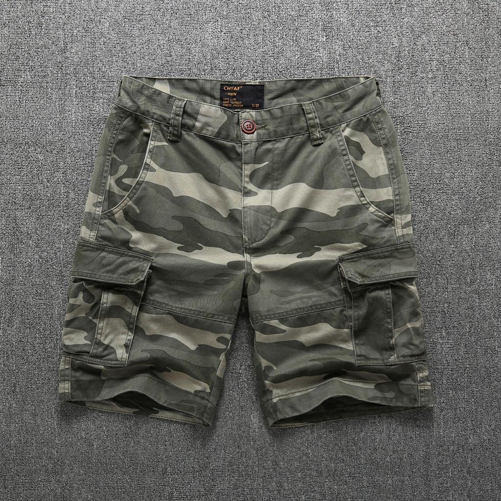 Shorts, Herr sommar casual kamouflage, Herrshorts, Amerikanskt workwear, Femficksbyxor, Bekväma att bära utomhus, Trendiga ungdomsbyxor