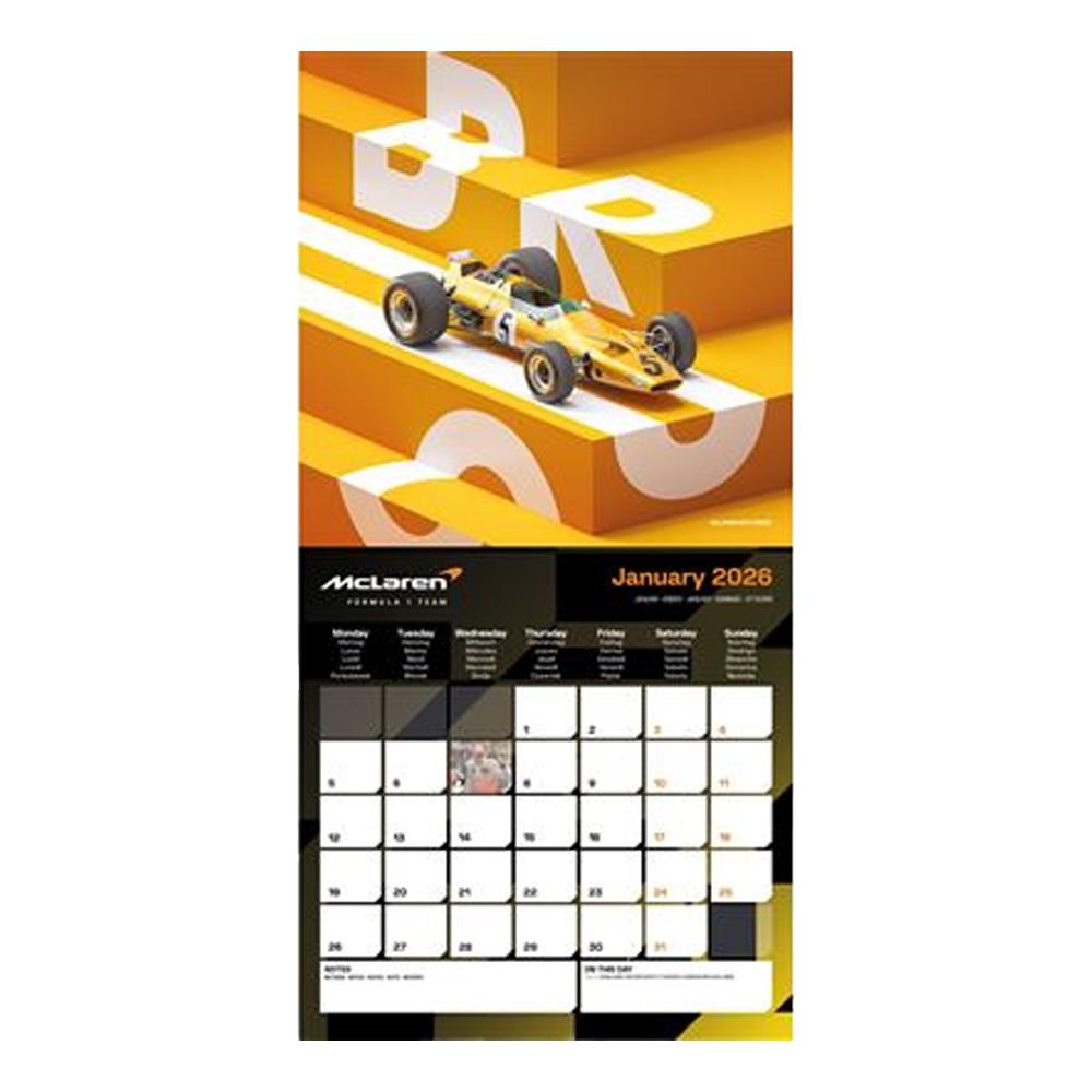 Mclaren 2026 Square Calendar