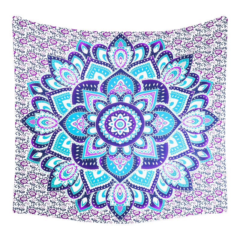 Indian Mandala Boho Wall Hanging Sandy Rug Camping Tent Travel Mattress Bohemian Sleeping Pad Tapestries