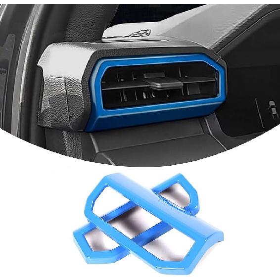 Car ABS Inner Central Console Air Conditioning Vent Frame Trim Accessories Compatible with Toyota Tacoma 2024+ Dashboard Both Sides Air Conditioning