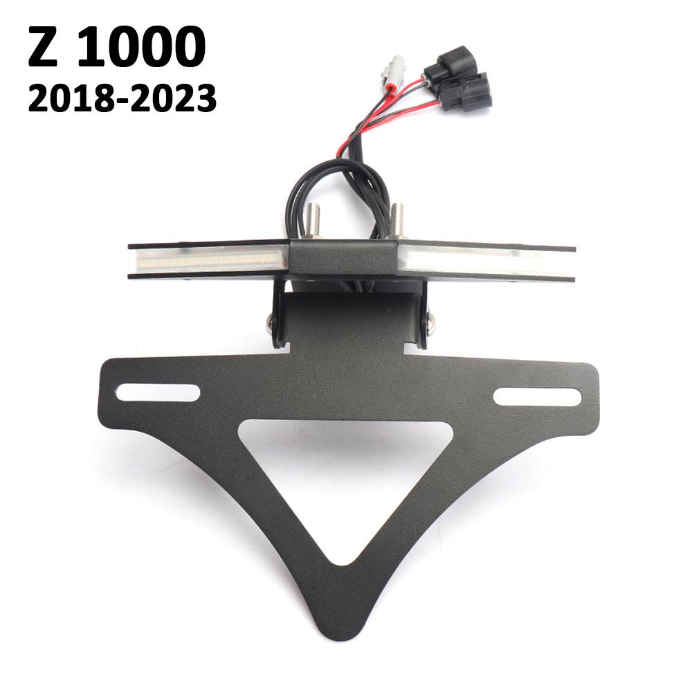 For Kawasaki Z 1000 Z1000 z1000 Motorcycle Tail Tidy License Plate Holder Fender Eliminator Accessories 2018-2025 чёрный