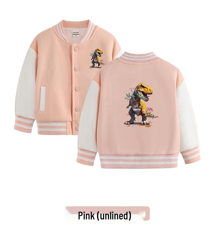 Herbst & Winter Jungen Baseballjacke mit Fleecefutter - Warm, Trendy, Verdickte Oberbekleidung für Kindergarten und Coole Schuluniformen
