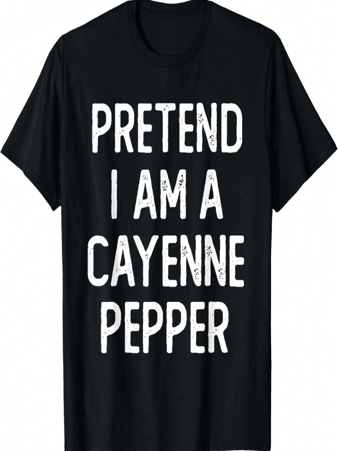 Pretend I Am A Cayenne Pepper Funny Halloween Costume Lazy T-Shirt S разноцветный