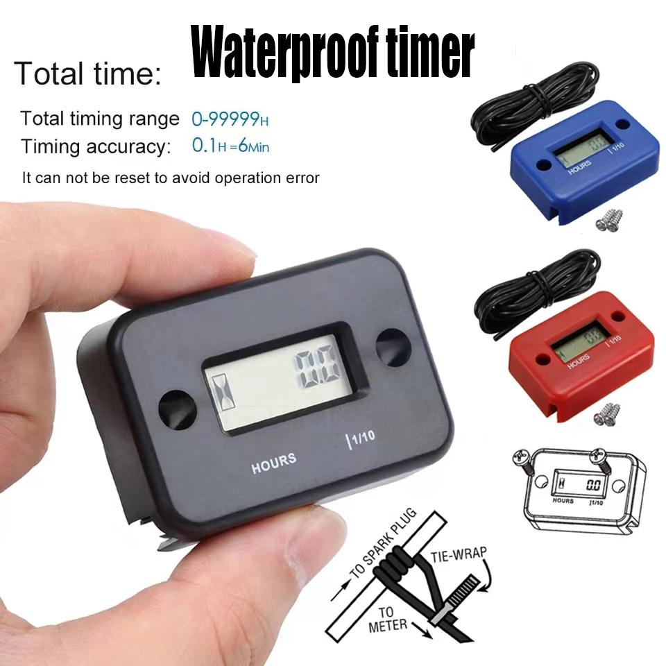 

Цифровой ЖК-аккумулятор Таймер Мотор Водонепроницаемый Дисплей для Велосипеда Мотоцикла Квадроцикла Снегохода Морской Лодки Лыжи Грязь Газовый Двигатель чёрный