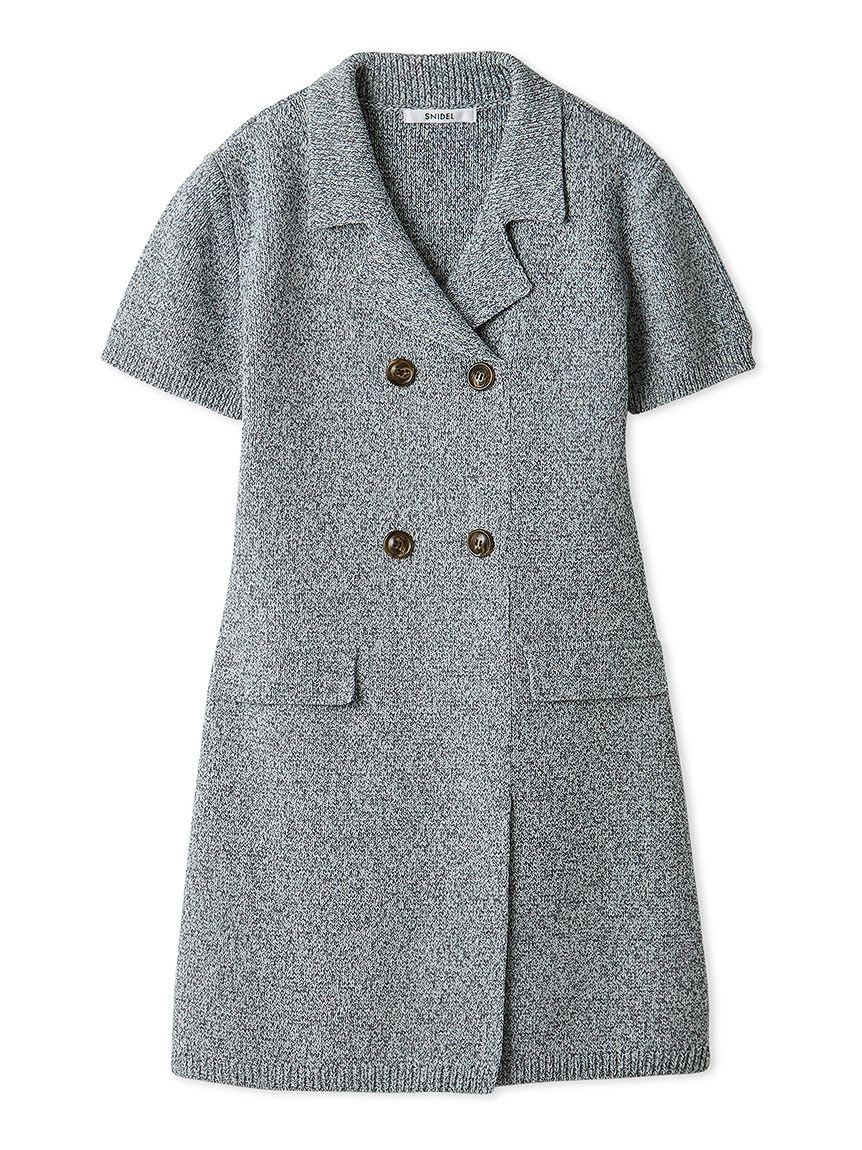 

Trench knit dress [Snidel] синій