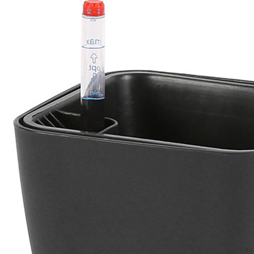 Pot with Water Level Elegant Design for Home Decor