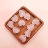 50Pcs DIY Accessories Handmade For Heart Shape Jewelry Making Transparent Frosted Acrylic Beads Earrings Hair Jewelry Bracelet Necklace Charms