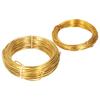2 Rolls 1.0mm 2.0mm Aluminum DIY Jewelry Craft Making Wire Flexible Floral Jewelry Wire Gold
