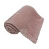 Custom Solid Polyester Winter Flannel Blanket Plush Soft Throw