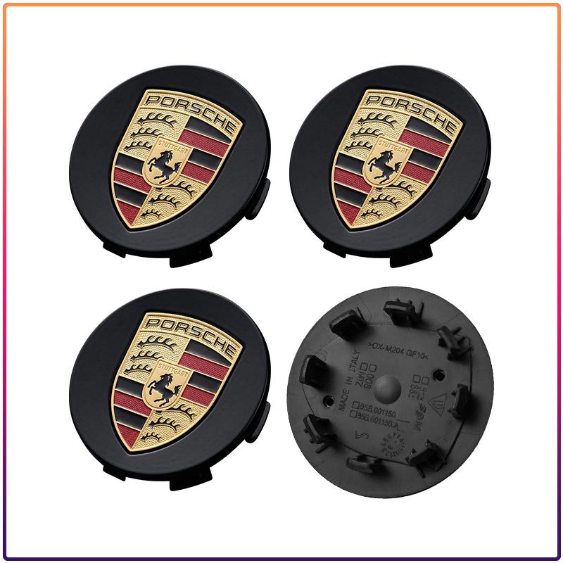 4 ks 65MM Auto Znak Krytky Středového Krytu Kola Auta Kryt Ráfku Pro Porsche 911 Cayenne Panamera Macan Boxster Carrera-GT 928 918-Spyder