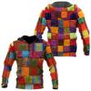 Abbigliamento con Fantasia Psichedelica Colorata Felpa con Cappuccio da Uomo Felpa con Cappuccio Stampata Grafica 3D Streetwear Moda Primavera Autunno Felpe con Cappuccio