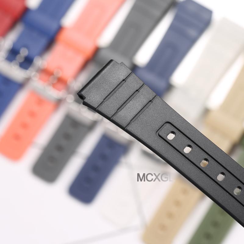 Resin Watch Accessories Suitable for Casio F-91W F-84 F-94 F-105 Men's Replacement Band  Waterproof Watch Band Rubber Strap