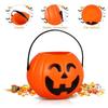 Halloween Pumpkin Candy Bucket Trick or Treat Pail Bag Mini Basket for Party Decor Home Kitchen Holiday Gift Ideas