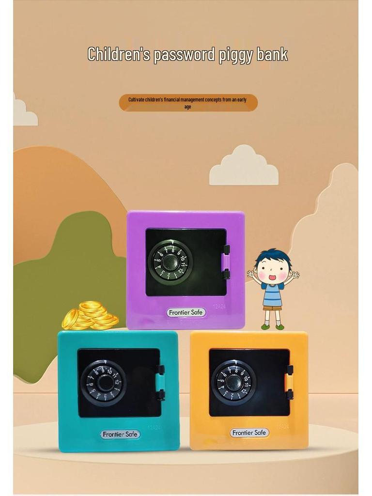 Creative Children's Password Coin Bank: Money-Saving Jar and Ornament Toy