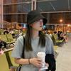 Black Suede Fisherman Hat for Women In Autumn and Winter Korean Style Japanese Trendy Face Showing Small Bucket Hat