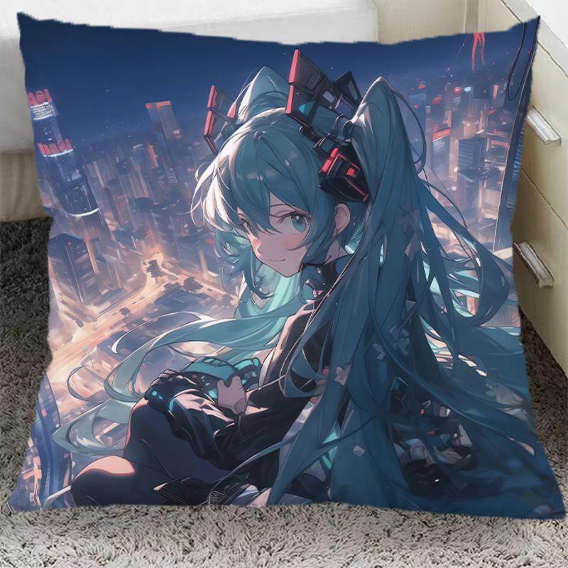 Hatsune Miku Periféria Dvojrozmerný Vankúš Študentská Izba Animácia Spálňový Vankúš Obývacia Izba Pohovka Vankúš Narodeninový Darček
