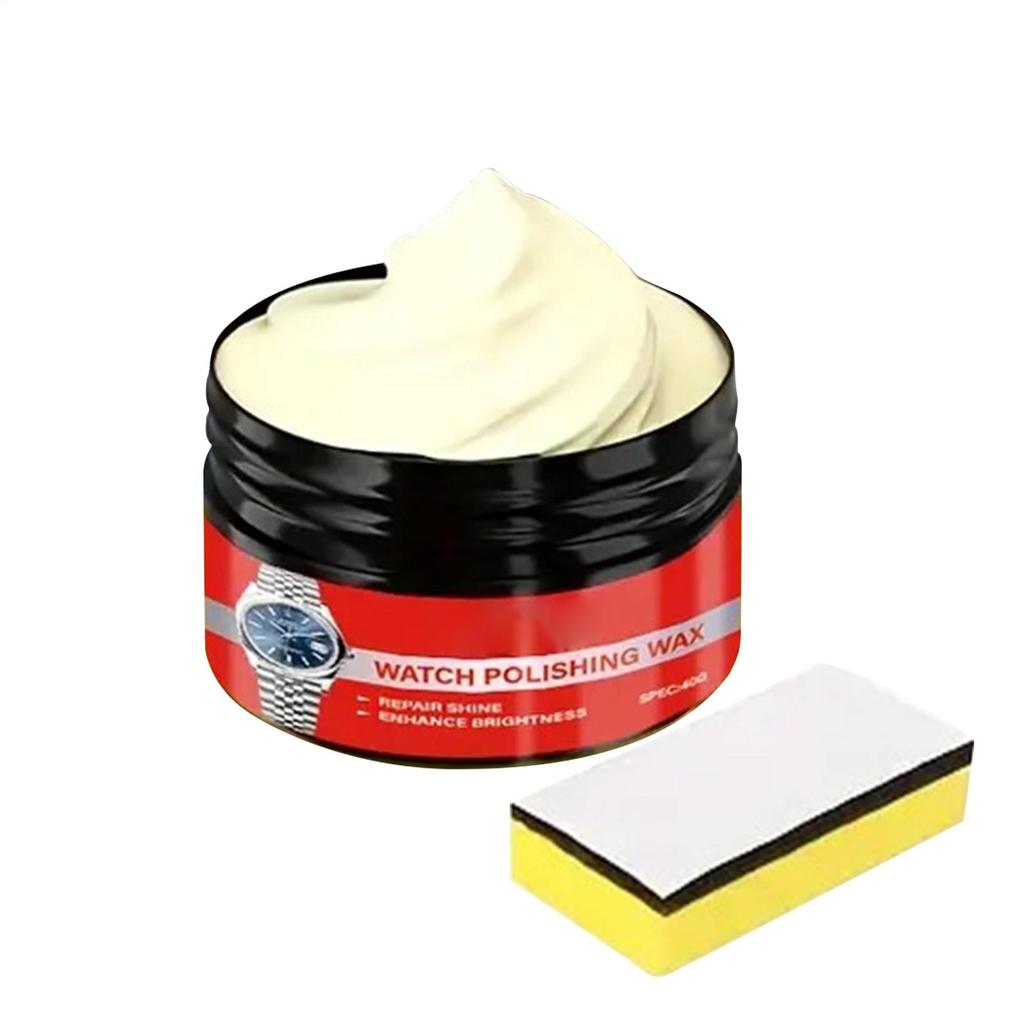 Watch Crystal Polish - Scratch Removal Repair Kit with Sponge to Restore Gloss for Glass, Stainless Steel, Resin, Epoxy Watch