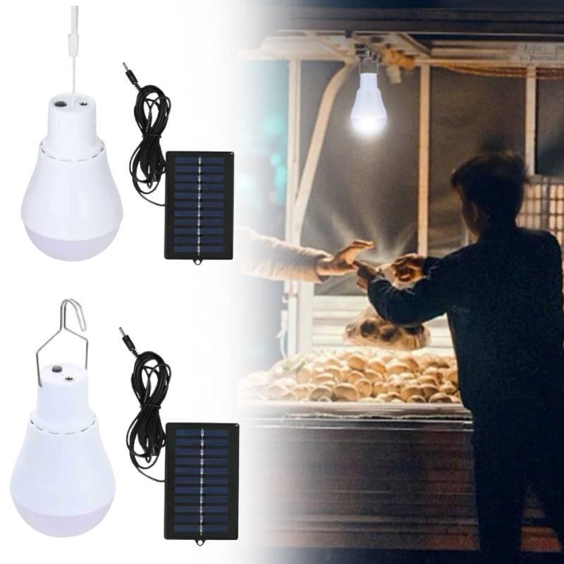 Solar Rechargeable Light Hanging Camping Lamp Portable Outdoor Lantern Handheld
