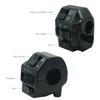 Black Universal Aluminum 7/8" 22MM Motorcycle Switch Handlebar Motorbike Horn Turn Signal Headlight Control Buttons