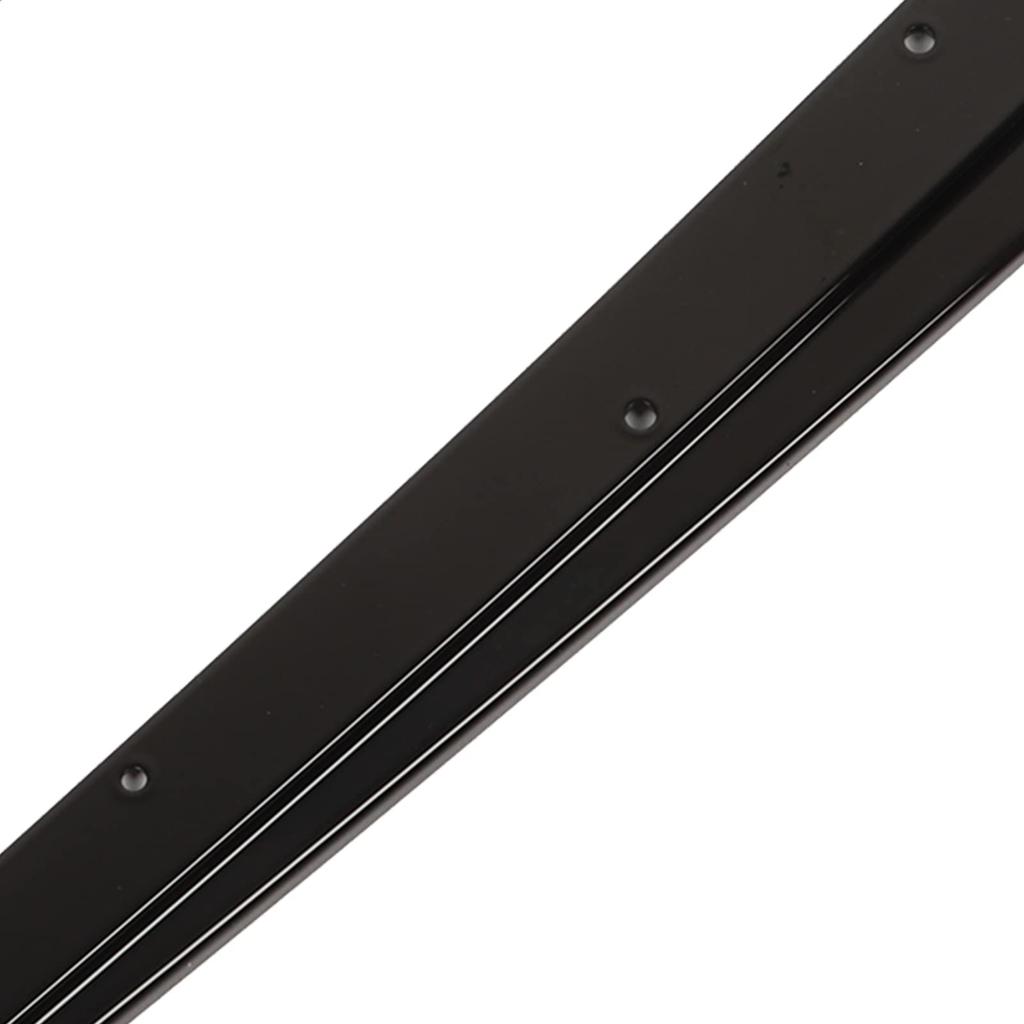 KIMISS Rear Bumper Side Gloss for 5 Series M Sport Carbon Protector with Canards Splitter, Black, G30/G31 (2017-2022), Fiber-Look